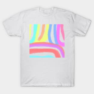 Colorful watercolor abstract texture art T-Shirt